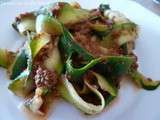 Tagliatelles de courgette à la bolognaise