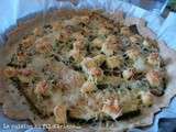 Tarte basilic-courgettes-kiri