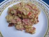 Coquillettes sauce jambon