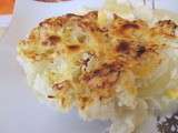 Gratin choux fleurs/pommes de terre /oeufs durs