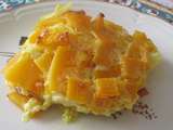 Gratin de butternut/pommes de terre/bacon