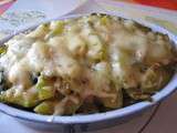 Gratin de courgettes façon tartiflette