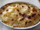 Gratin de navets/pommes de terre/cancoillotte