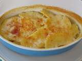 Gratin de pommes de terre aux deux fromages