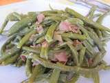 Haricots verts genre carbonara