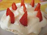 Pavlova aux fraises