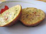 Petits flans courgettes/jambon