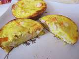 Petits flans poireaux/colin/surimi