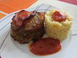 Petits pains de viande aux légumes/coeur coulant crème de gruyère