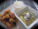 Poulet croustillant sauce curry/coco