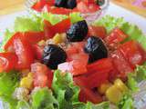 Salade de quinoa au maïs et aux tomates