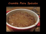 Crumble Poires / Spéculos