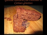 Gâteau moelleux au chocolat et cerises griottes