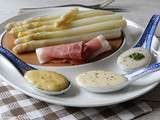 Asperges trois sauces (chaude et froides)