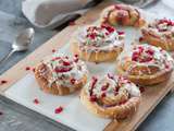 Brioches fraise rhubarbe façon cinnamon rolls