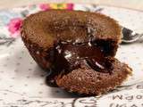 Mi-cuit au chocolat express (coeur coulant)