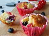 Muffins myrtilles chèvre et miel