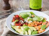 Salade avocat crevettes tomate & concombre