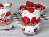 Verrine fraises et spéculoos façon parfait