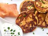 Blinis de patate douce aux amandes