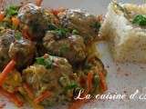 Boulettes de viande au curry