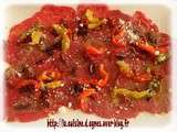 Carpaccio de boeuf provençal