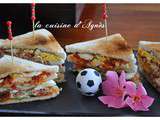 Club sandwich au chorizo