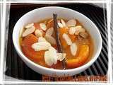 Compote d'abricots aux amandes