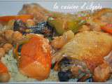 Couscous express poulet citron confit pruneau