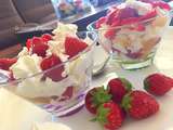 Eton mess lemon curd aux fraises