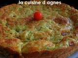 Gâteau aux courgettes et au cottage cheese