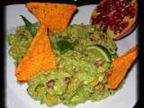 Guacamole avocat mangue grenade