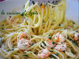 Linguine aux crevettes et aux agrumes