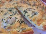 Quiche au morbier et aux poires