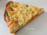 Quiche aux légumes et au cumin – sans lactose