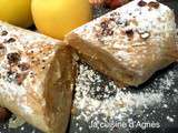 Strudel aux pommes raisins secs et noisettes