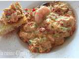 Tartinade de crevettes au curry