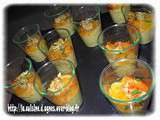 Verrine avocat crabe à l'orange