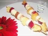 Brochettes de fruits