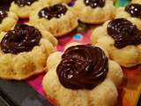 Cupcakes vanille, ganache chocolat