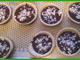 Mini tartelettes au chocolat noir et caramel au beurre demi-sel