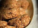 Biscuits aux graines de kasha grillé et aux pépites de chocolat {cookies ig bas}