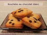 Bouchées au chocolat blanc