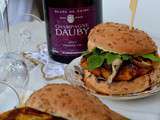 Burger vegan d'automne potimarron châtaigne {1 bouteille de Champagne des Vignerons à gagner}