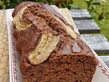 Cake à la banane, café et pépites de chocolat en version  allégée 