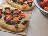 Focaccia aux 2 tomates (flatbread)