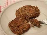 Galettes de lentilles blondes au tofu soyeux (avec ou sans Cook'in)