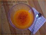 Gaspacho de carottes au cumin {défi Arc-en-ciel}