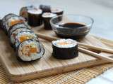 Makis potimarron et tofu lactofermenté au tamari