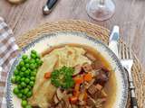 Ragoût de champignons bruns au tofu fumé